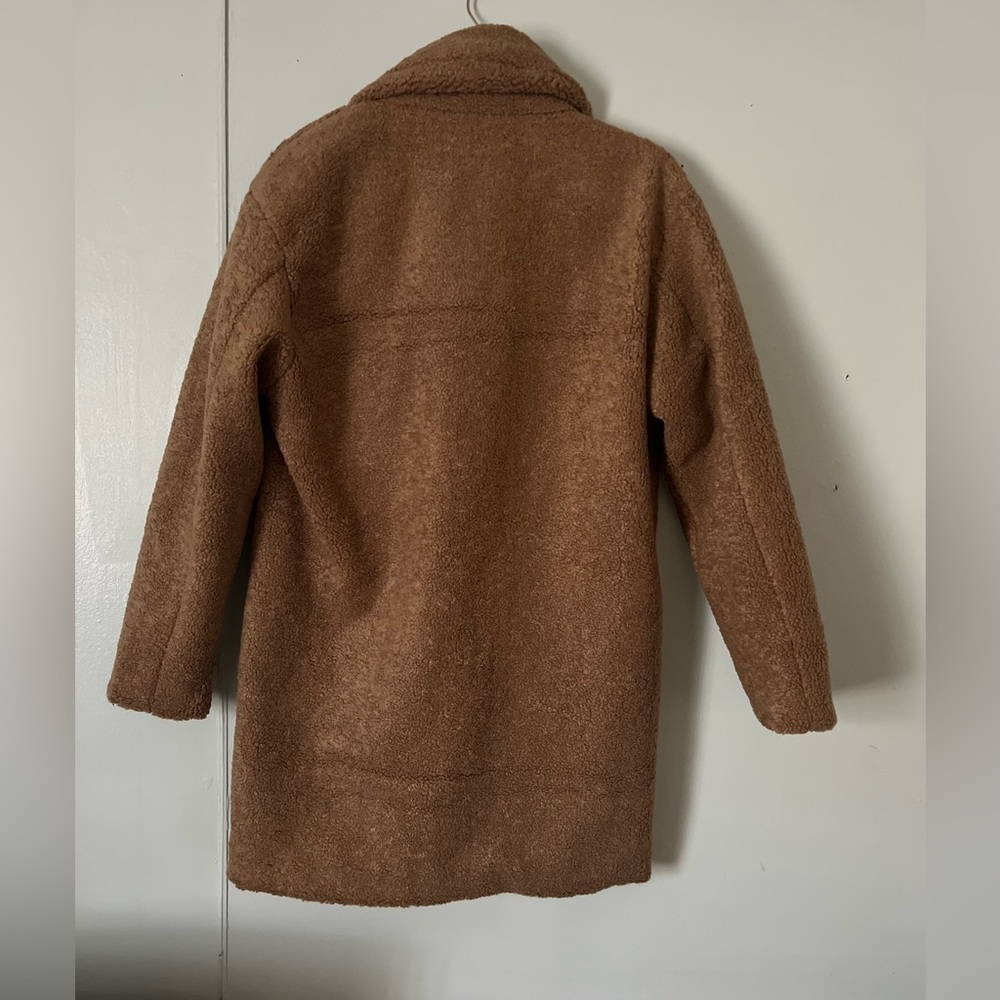 Daily Ritual Brown Teddy Jacket - Picture 3 of 8